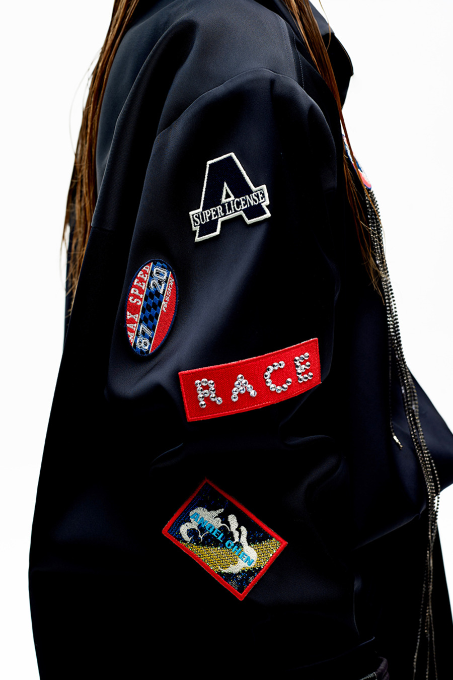 AW20 原创设计绣标衬衣外套-4