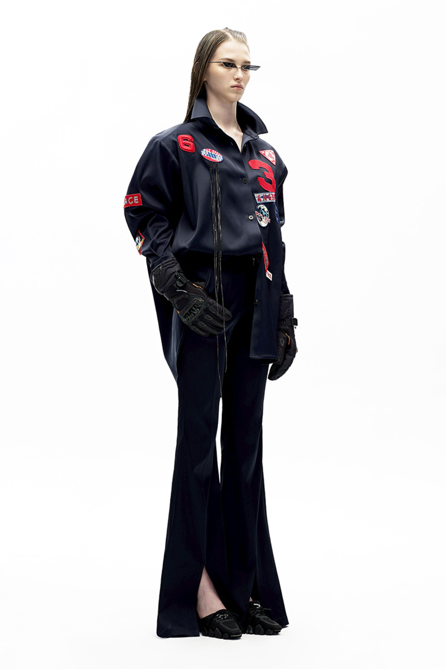 AW20 原创设计绣标衬衣外套-2