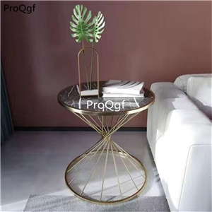 79usd Prodgf 1 Set 40*40*55cm Light Luxury Corner Furniture Marble table