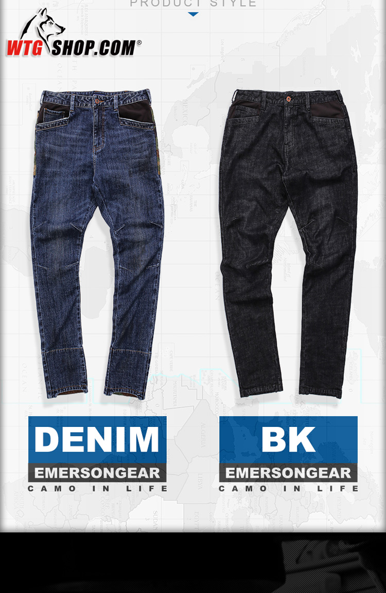 爱默生emersongear蓝标系列战术丹宁长裤潮版男士修身裤-13