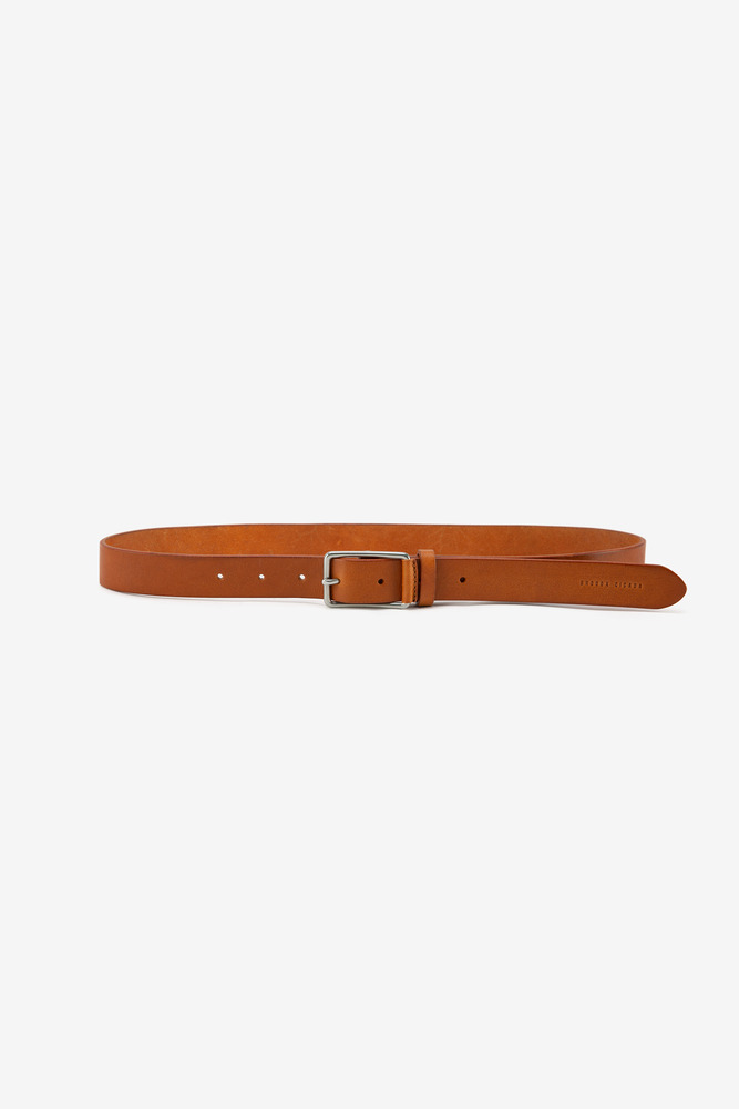 Italian waxed leather Belt (light brown)
