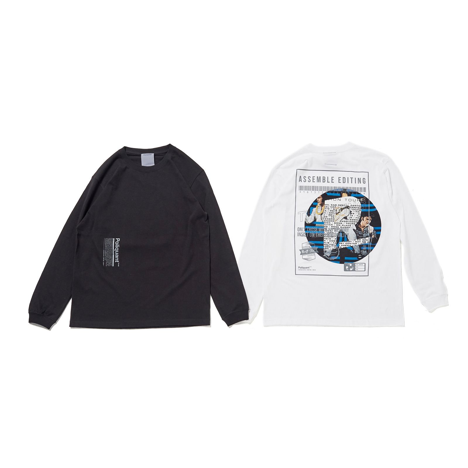 POLIQUANT THE ASSEMBLE EDITING L/S TEE
