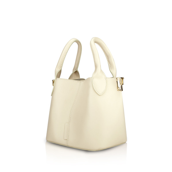 savoy 迷你方形手提包 - 米白色