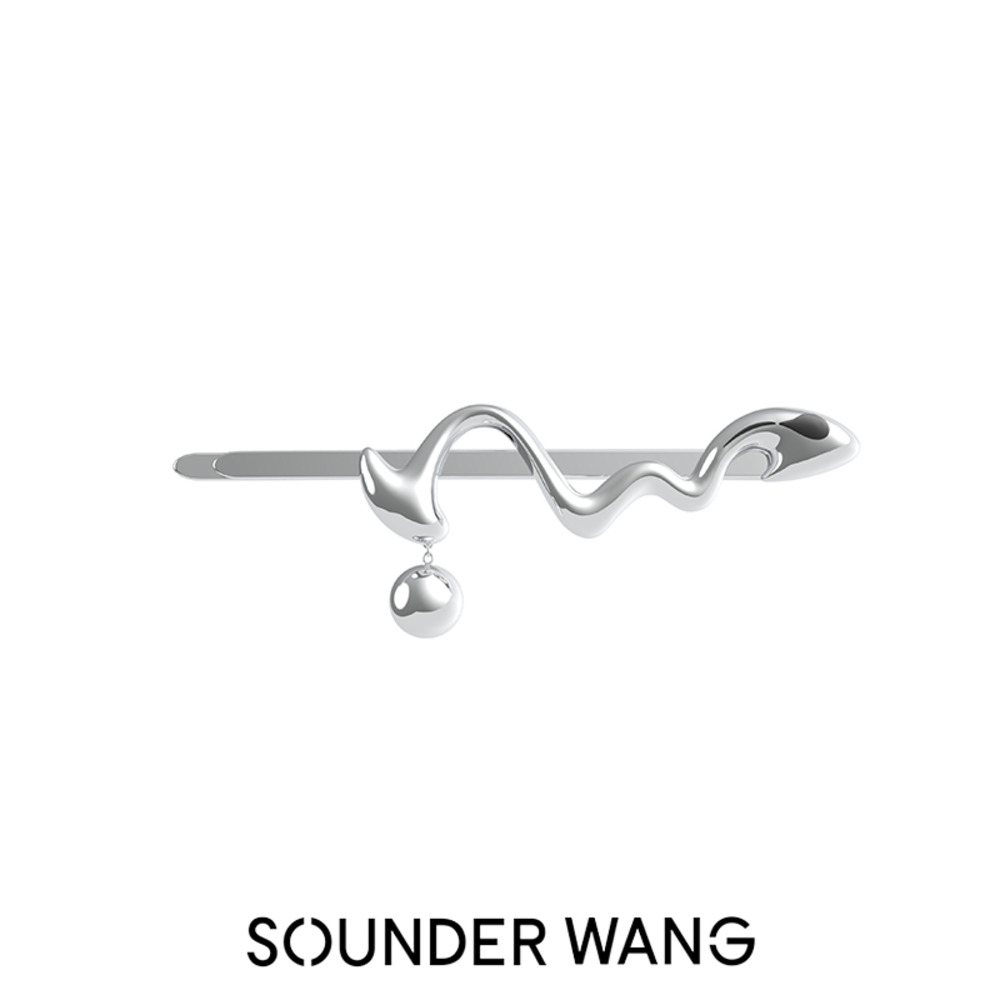 SounderWang天书系列四点水珐琅发夹