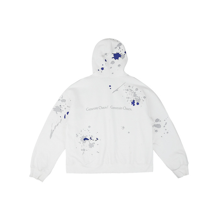 ATTEMPT AW20 泼墨发泡印花连帽卫衣-2