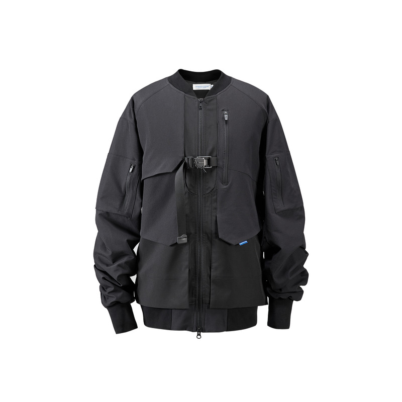 0103-SHIRRING QUICK RELEASE MA1 JACKET