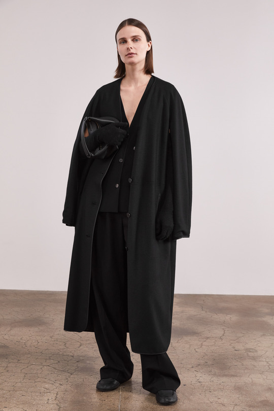 Yeli Coat in Viscose and Wool