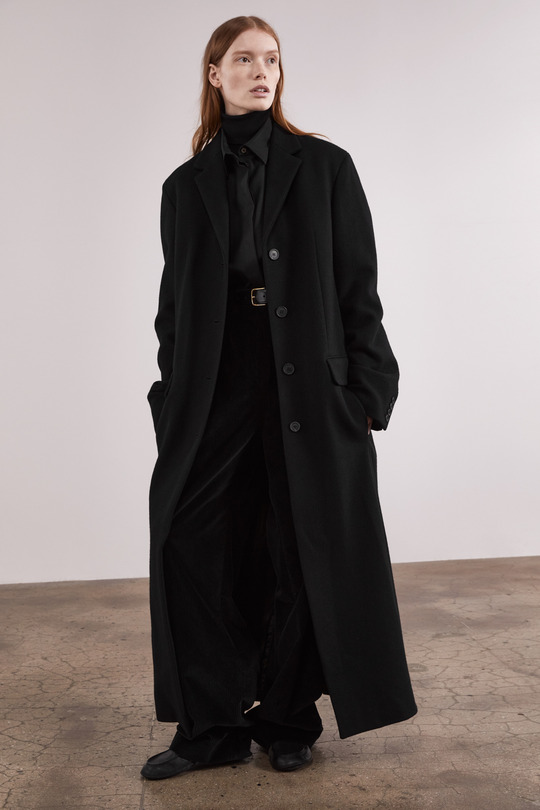 Yeli Coat in Viscose and Wool