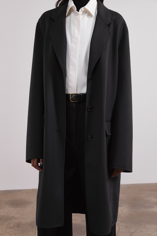 Yeli Coat in Viscose and Wool