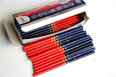 中华红蓝铅笔(50入)-3