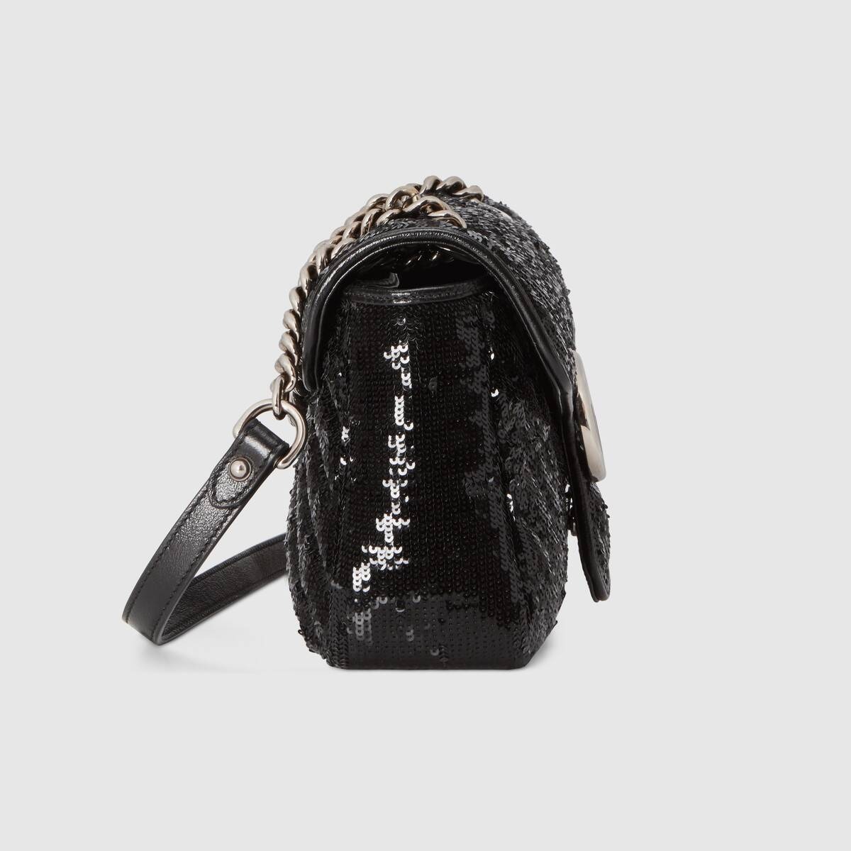 GG Marmont系列迷你亮片水桶包