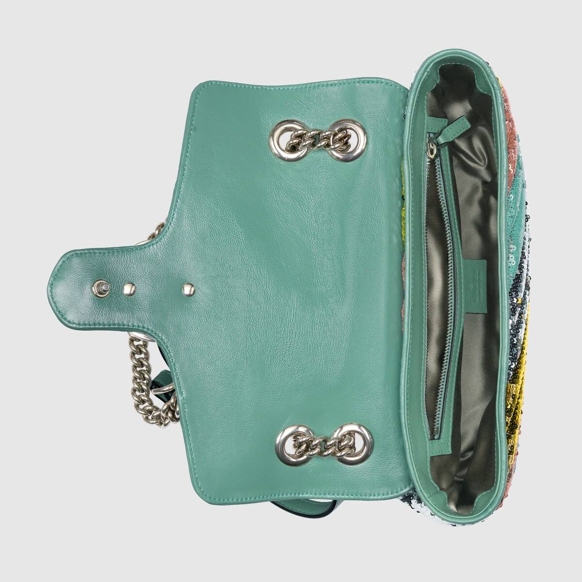 GG Marmont系列迷你亮片水桶包