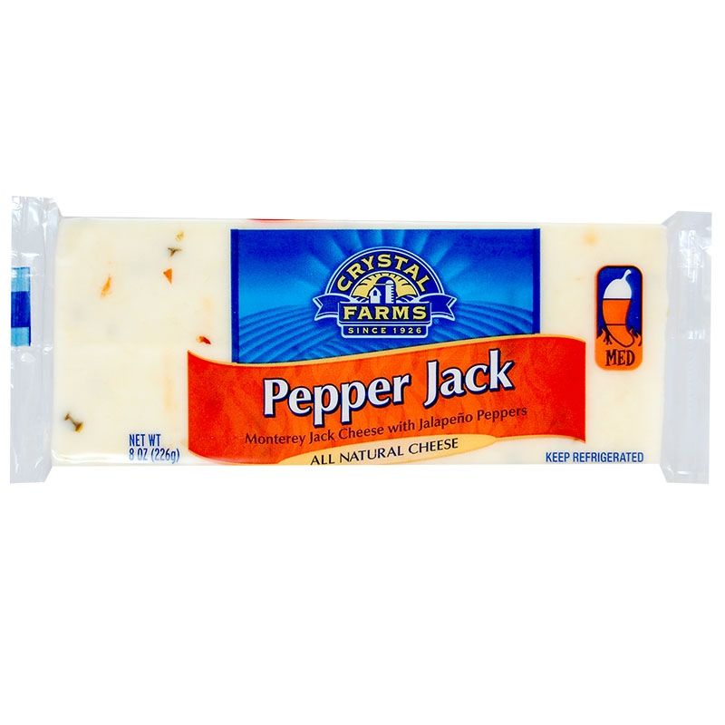 Crystal Farms Pepper Jack Cheese