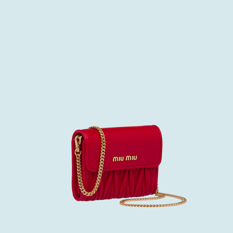 配肩带软羊革钱夹-3