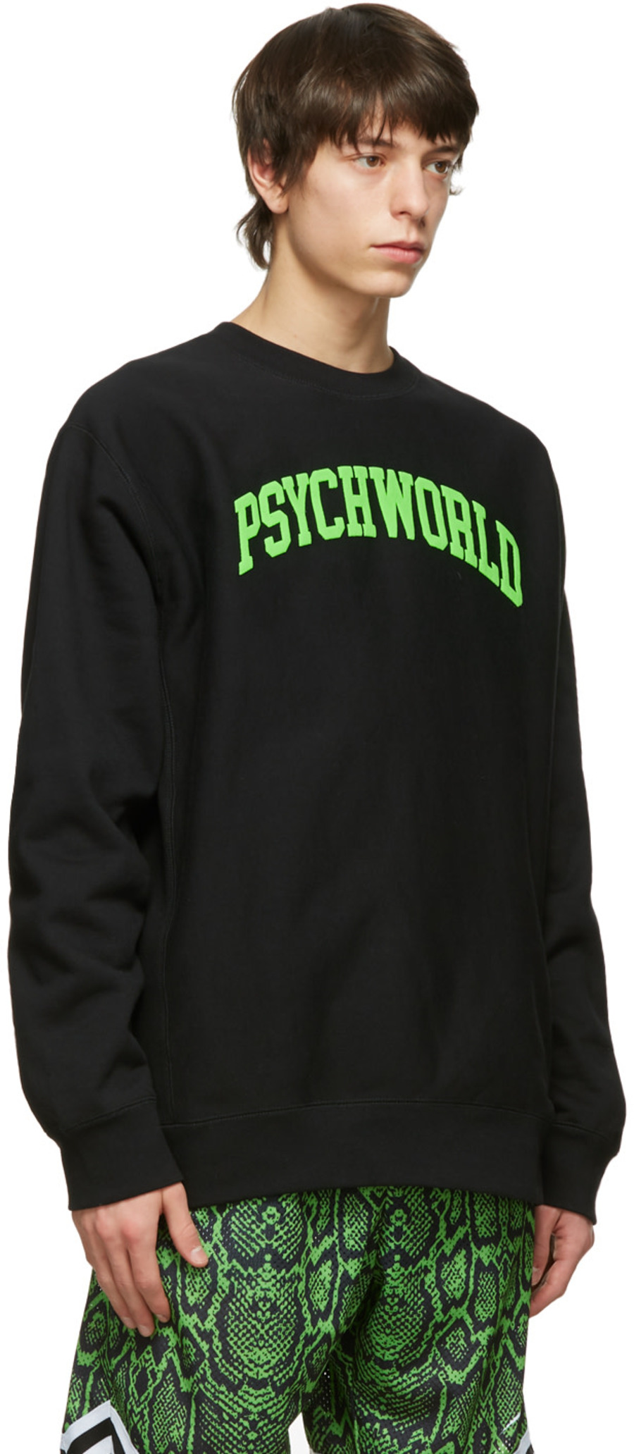 黑色 Double Question Mark 套头衫-2