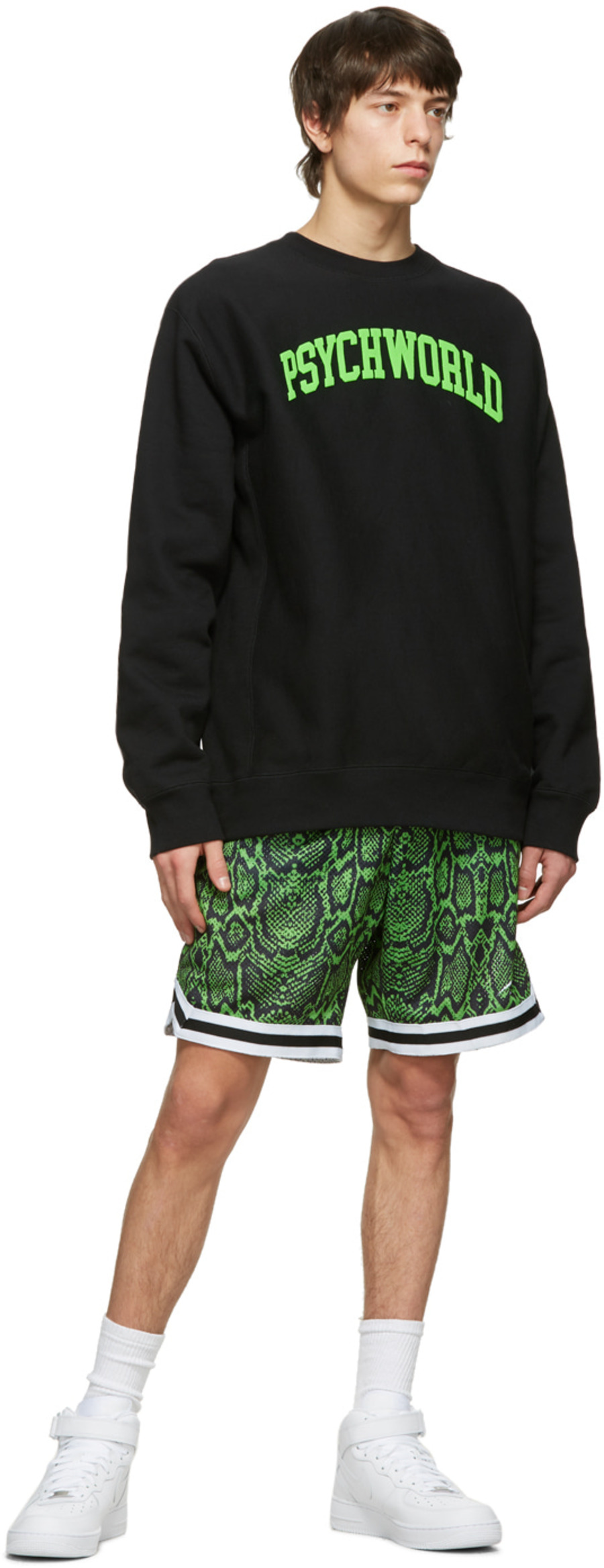 黑色 Double Question Mark 套头衫-4