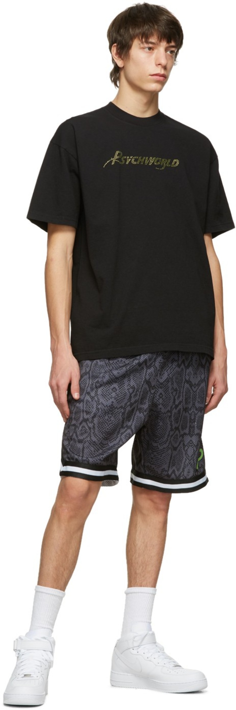 黑色 Double Question Mark 套头衫-4