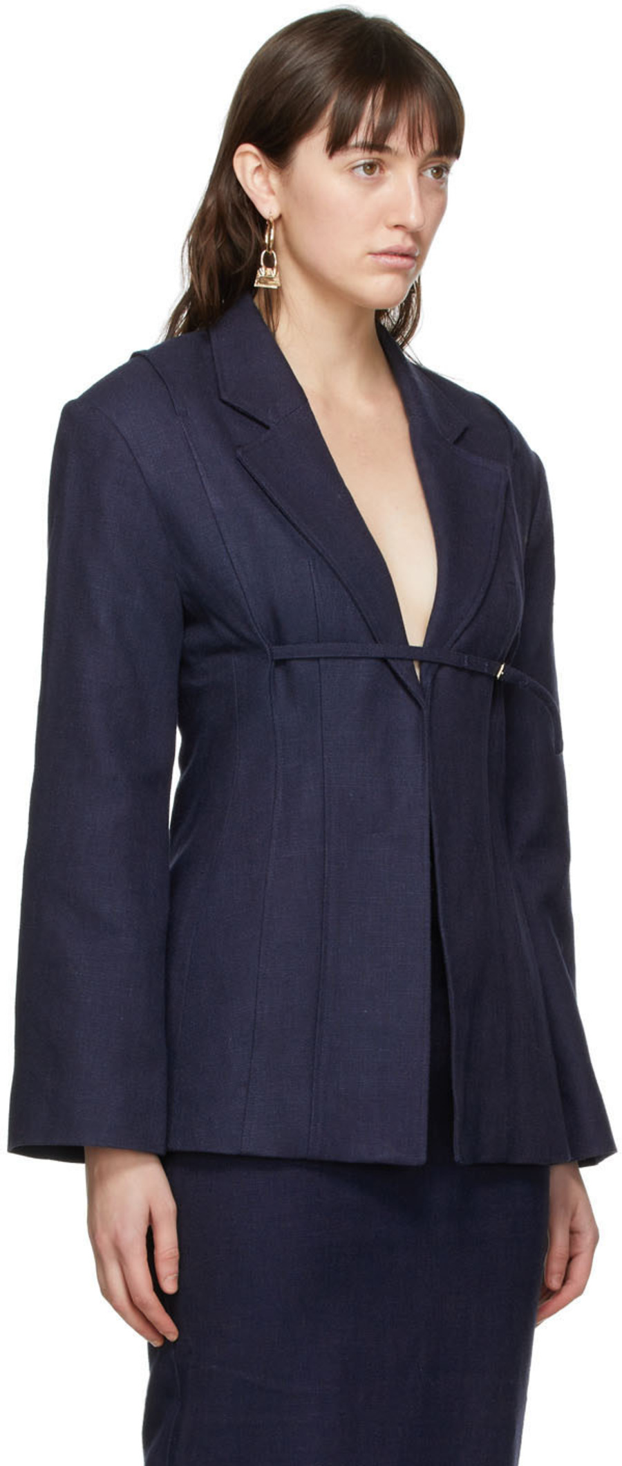 黑色 Double Question Mark 套头衫-2