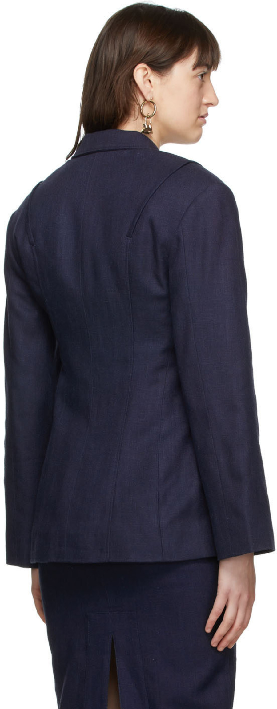 黑色 Double Question Mark 套头衫-3