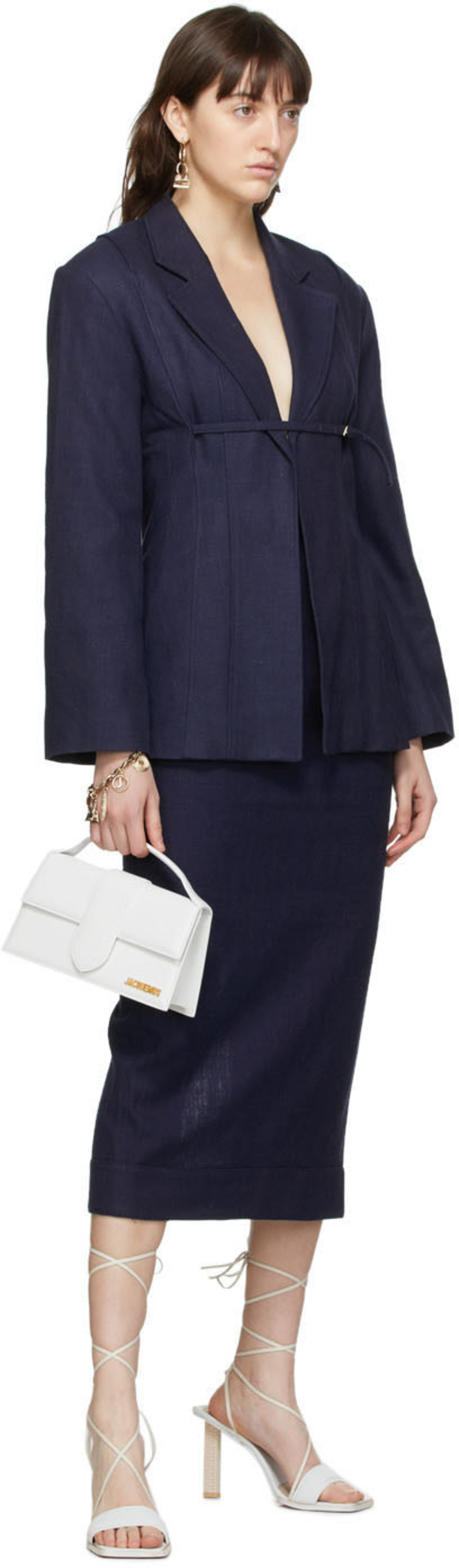 黑色 Double Question Mark 套头衫-4