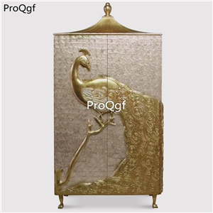 1399usd Prodgf 1Pcs A Set ins Gorgeous Peacock Corner Cabinet