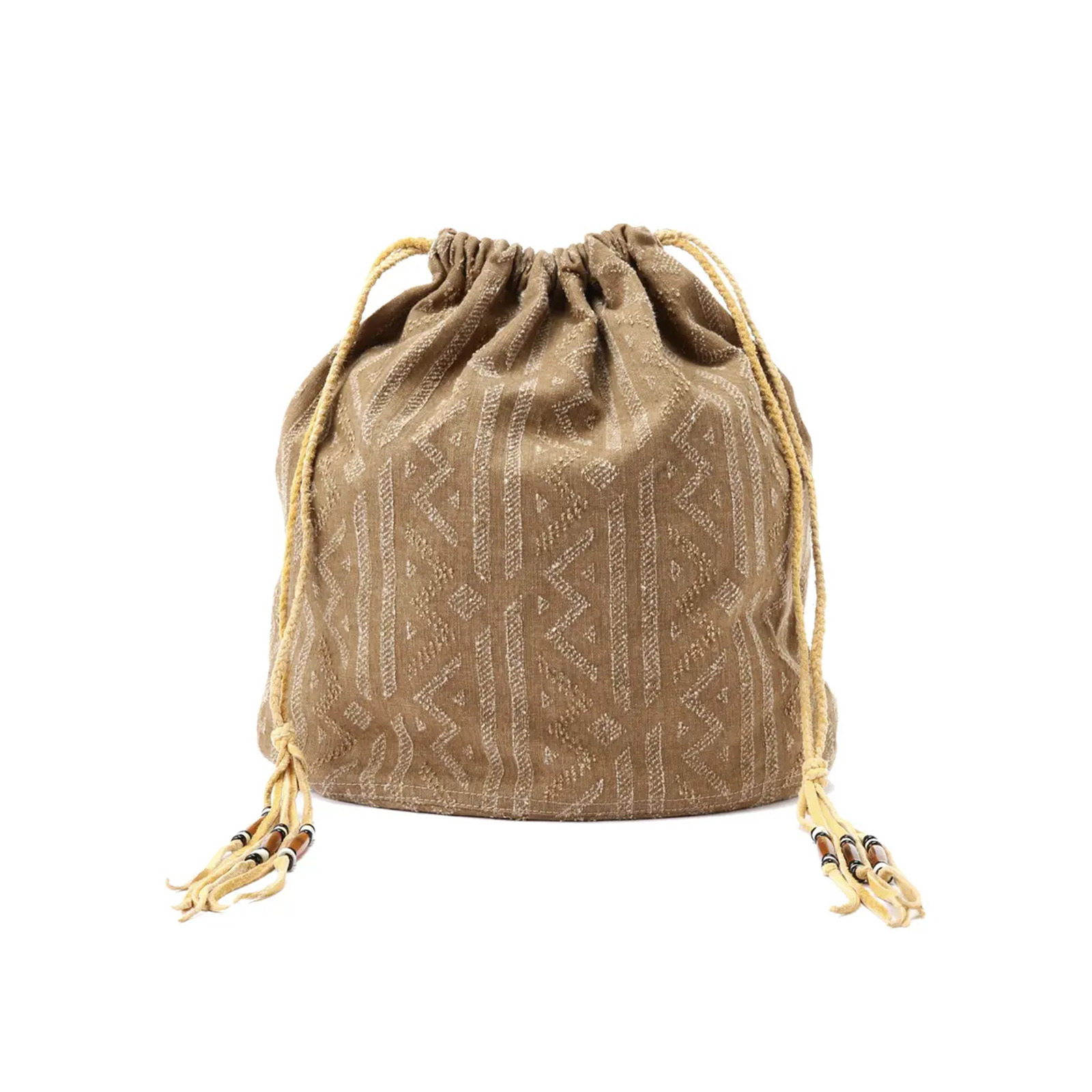 SEVEN BY SEVEN GEOMETRIC DRAWSTRING BAG