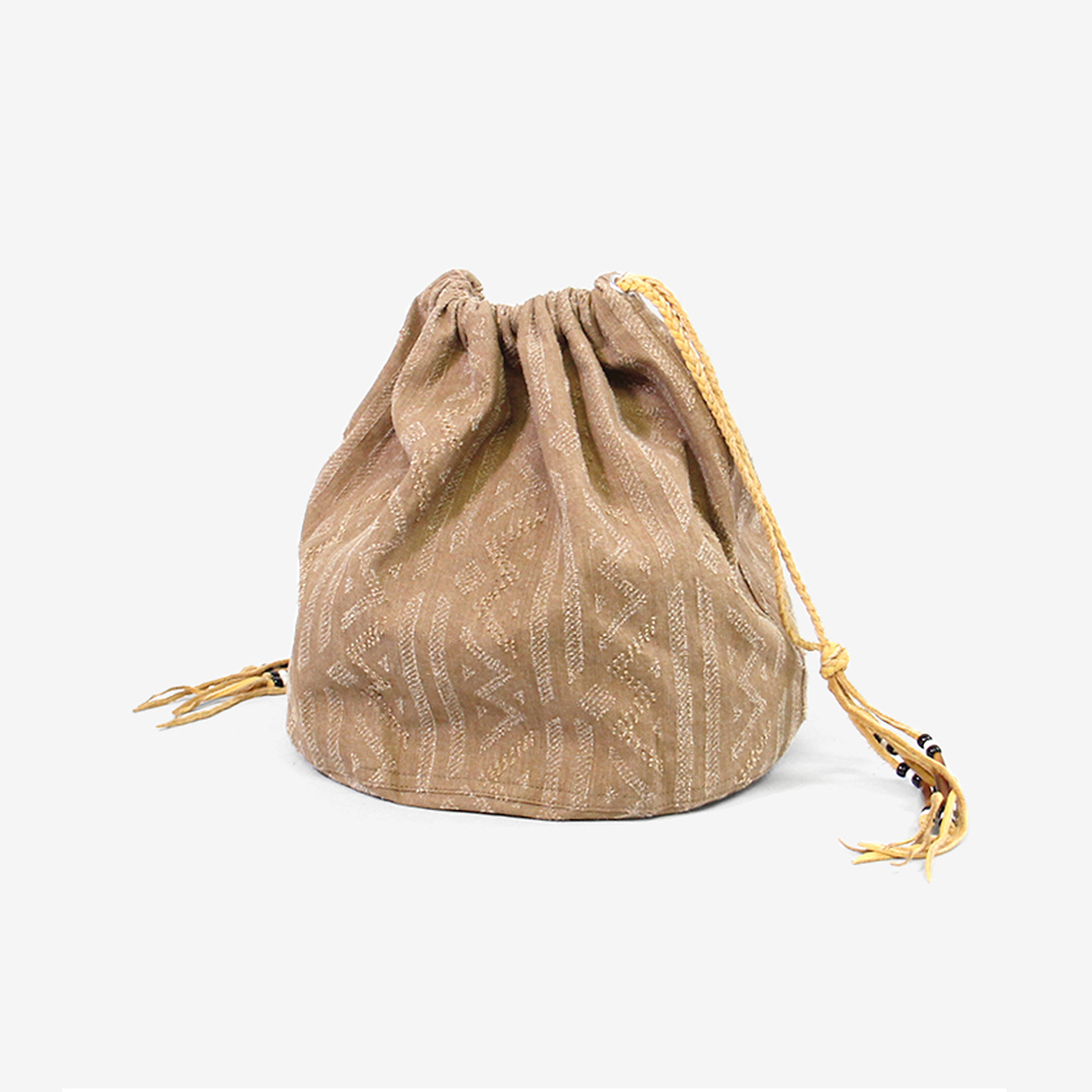 SEVEN BY SEVEN GEOMETRIC DRAWSTRING BAG