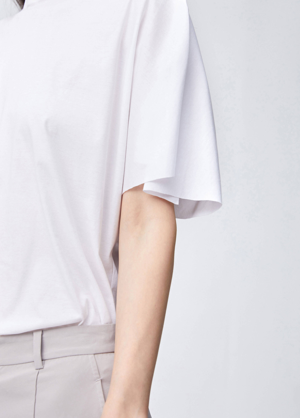 宫廷风双领镂空廓形衬衫-2