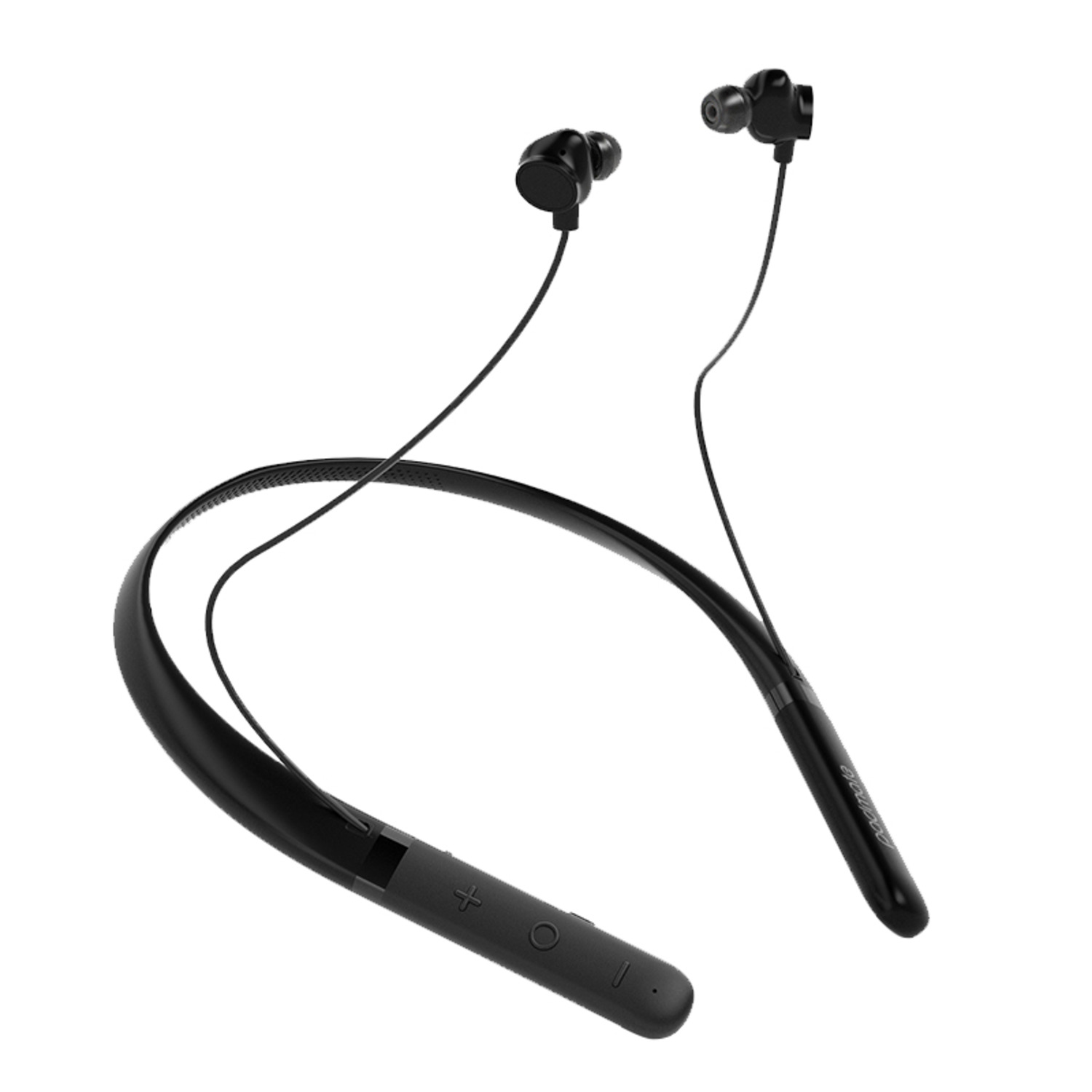 派美特（Padmate） 蓝牙耳机挂脖式运动入耳式降噪跑步无线耳机防掉小米苹果手机通用 黑色-10