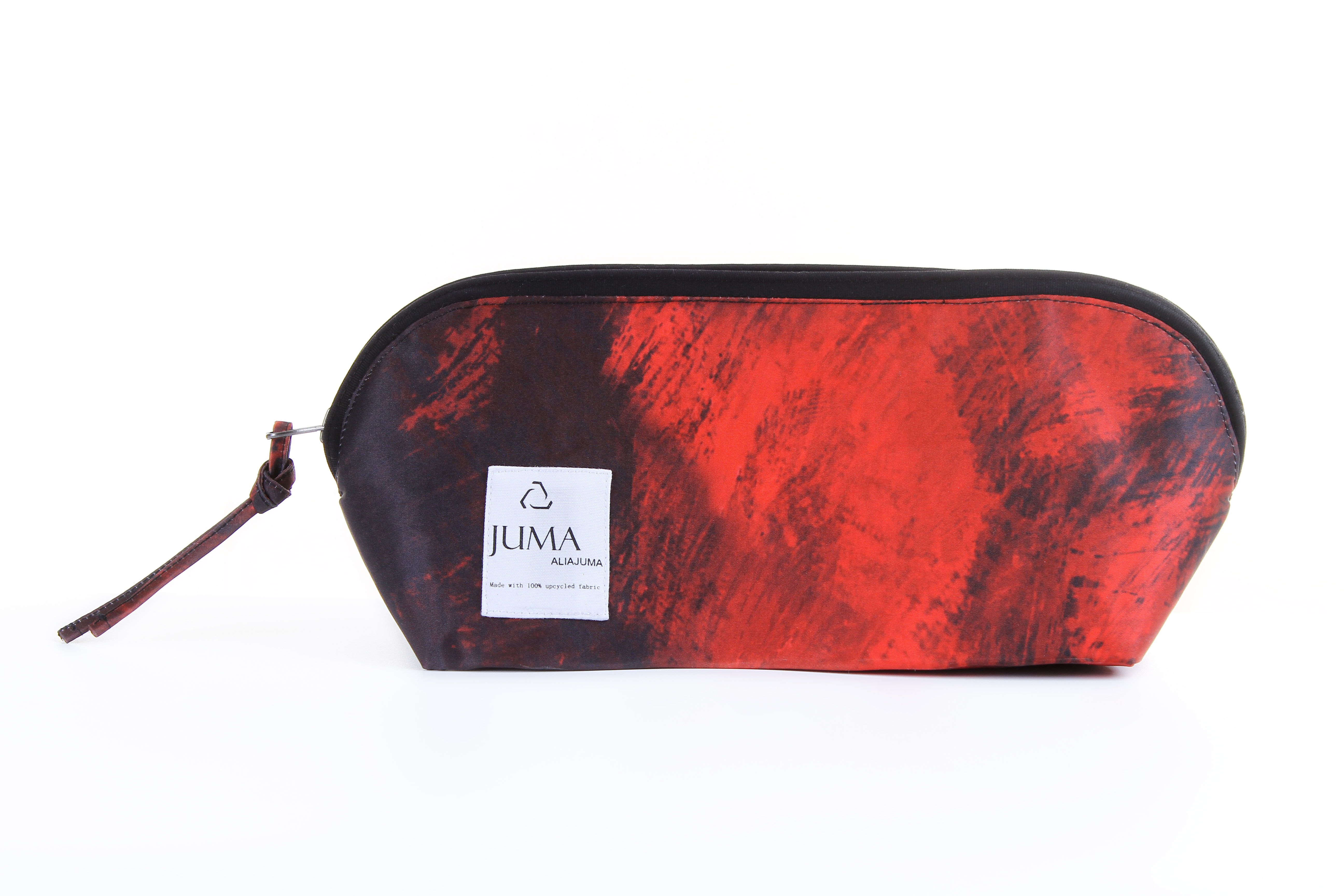 JUMA 抽象绘画旅行袋-2个回收水瓶-红色｜JUMA Abstract Travel Bag - 2 Recycled Water Bottles - Red