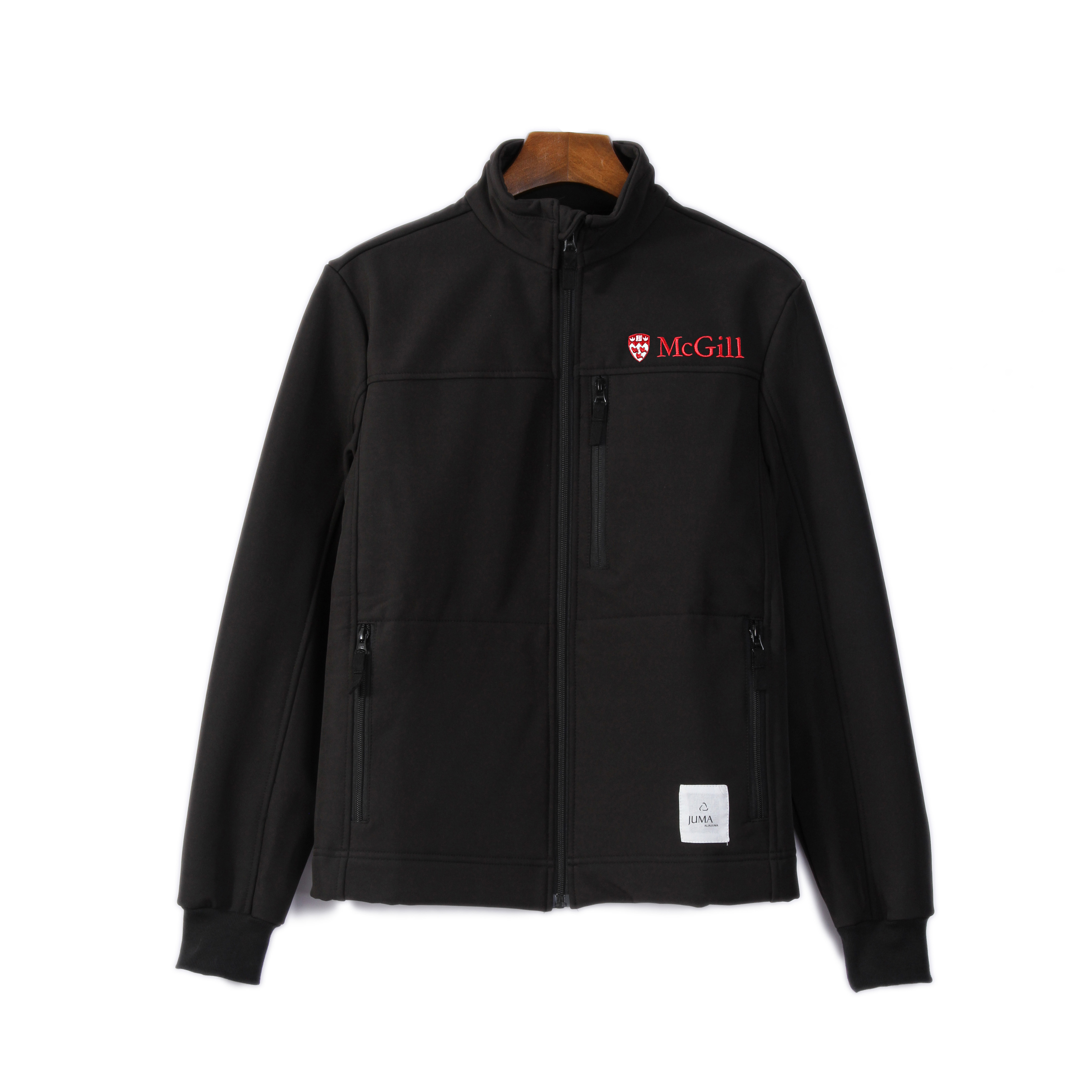 McGill Hongkong 户外夹克-22个回收水瓶-黑色 | Soft Shell Jacket- 22 Recycled Water Bottled - Black