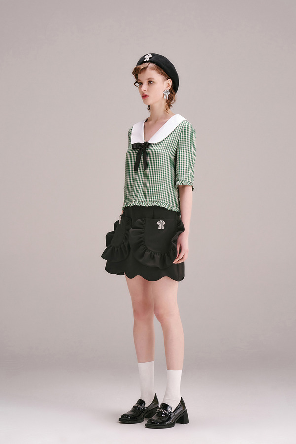 可拆卸领结上衣