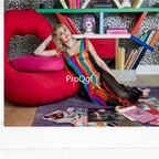 399usd Prodgf 1Pcs A Set Light Luxury Living Room red lip sofa