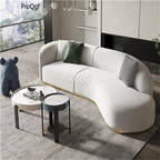 1500usd Prodgf 1Pcs A Set Arc Shape Modern Luxury Furniture Sofa