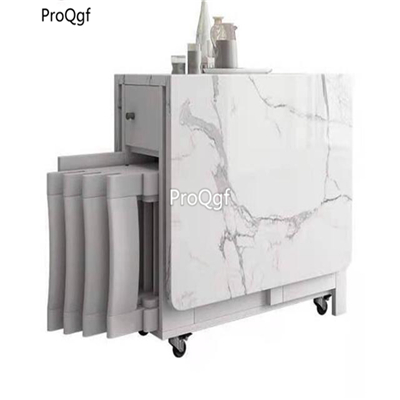 300usd Prodgf 1Pcs A Set High quality Fashion White color Foldable Dining Table