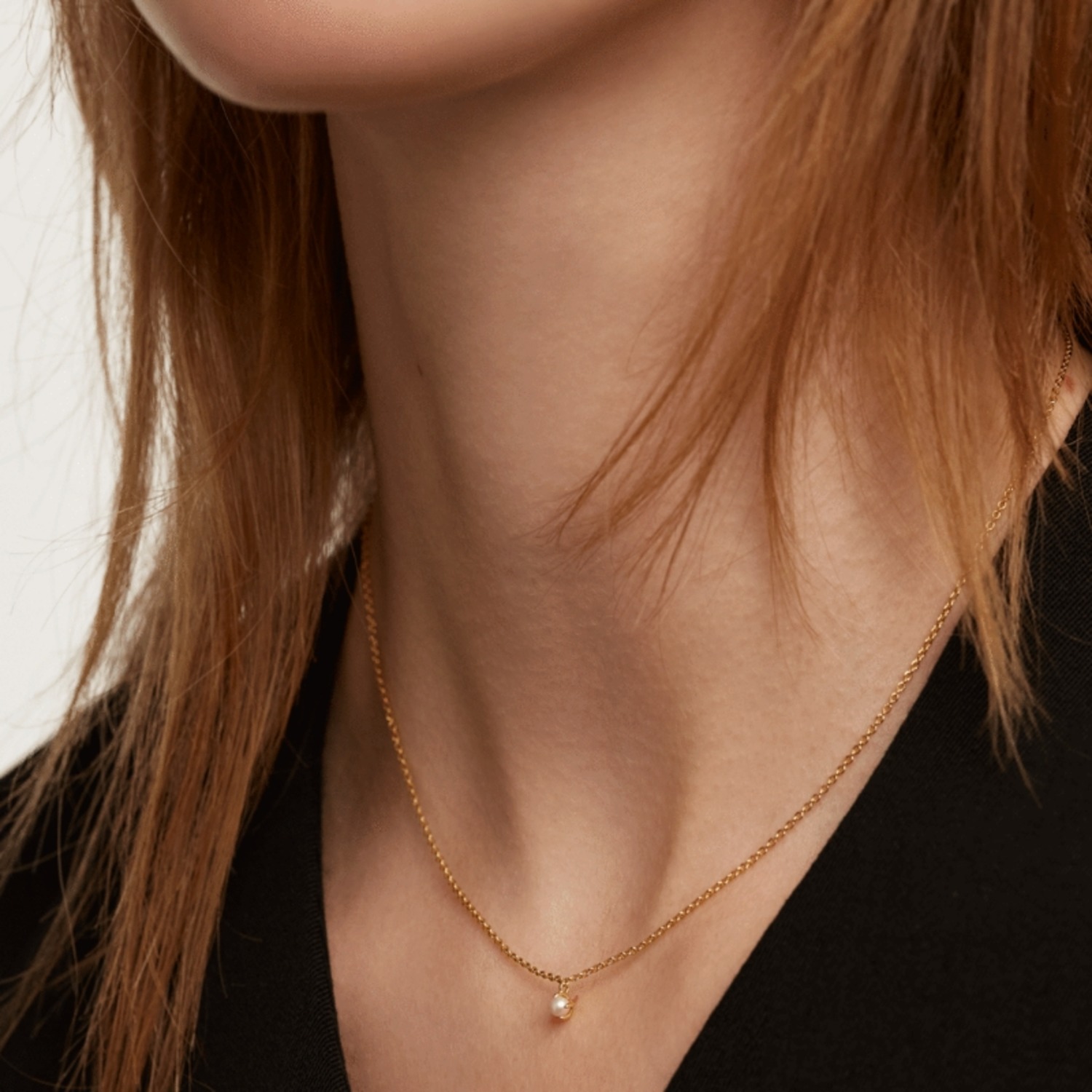 西班牙PD PAOLA原装进口 SOLITARY PEARL珍珠项链经典轻奢18k镀金-2
