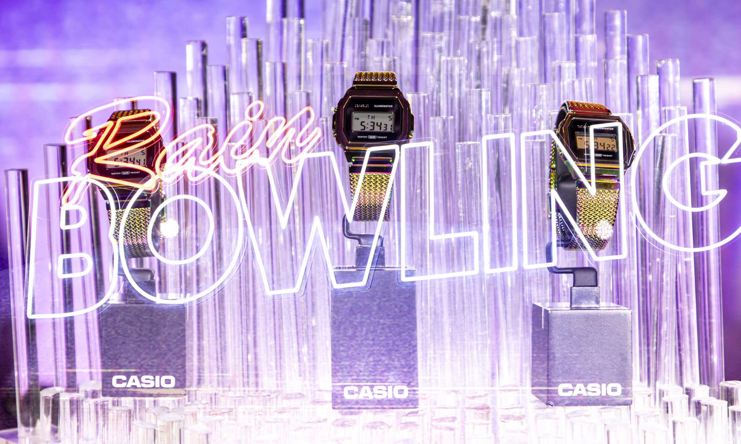 CASIO 举办「Vintage Premium」系列「RAINBOW」配色腕表发布派对