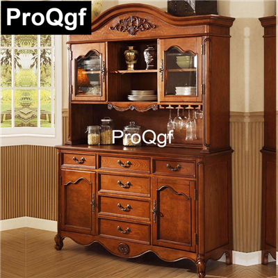 600usd QGF 1Pcs A Set Prodgf ins Solid Wood Home Kitchen Cabinet