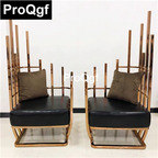 600usd QGF 1Pcs A Set Prodgf Simple Luxury See Yours Single Chair