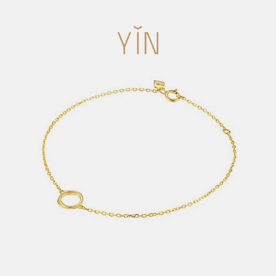 YIN隐 莫比乌斯环经典纤细基本款手链-1