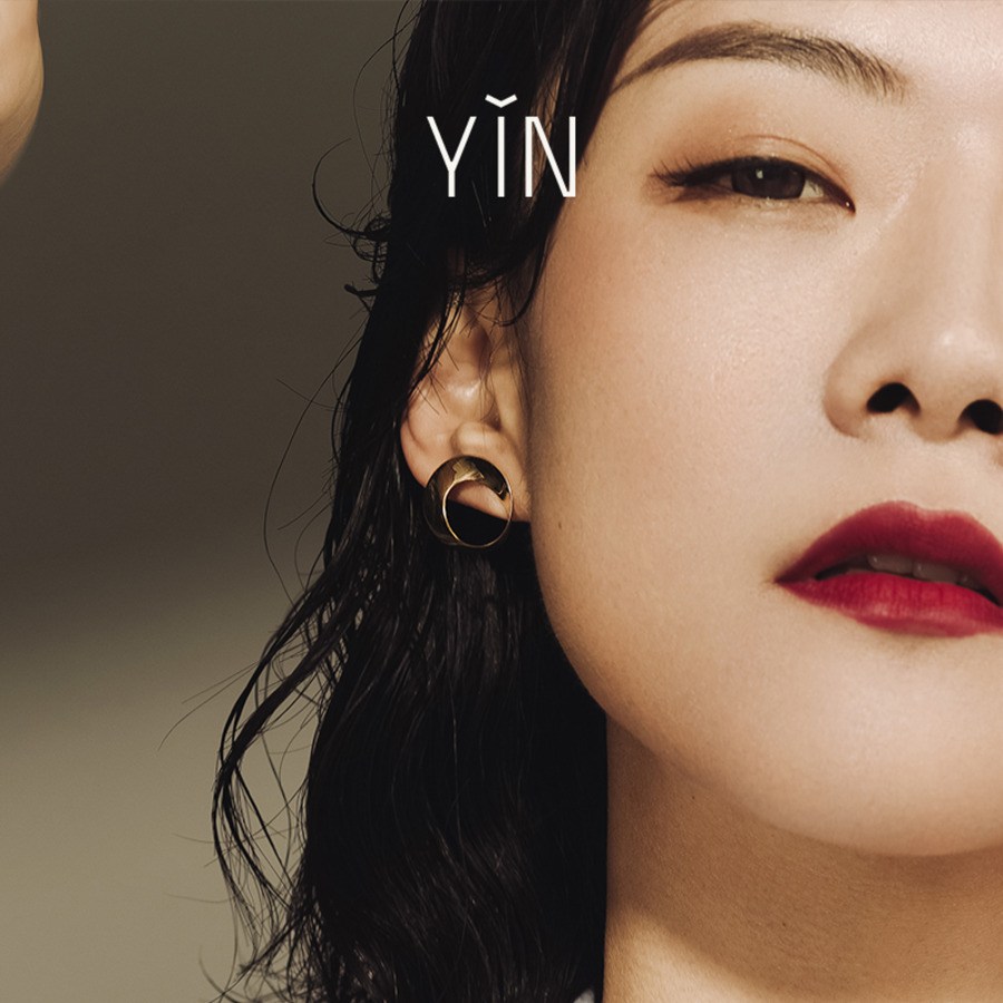 YIN隐 莫比乌斯环形气质简约耳钉-3