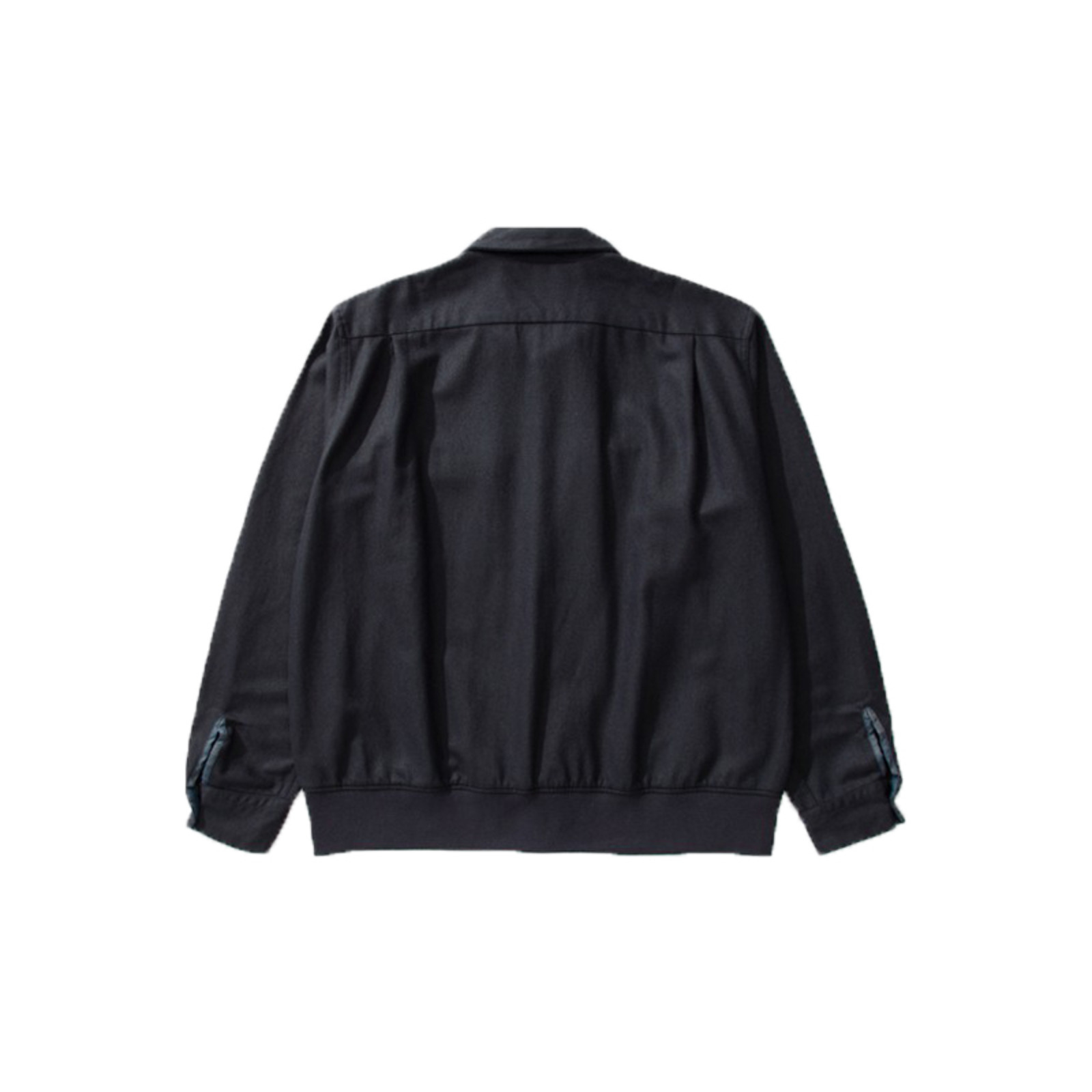 Engineered Garments Classic Shirt-Dark Navy Wool Cotton