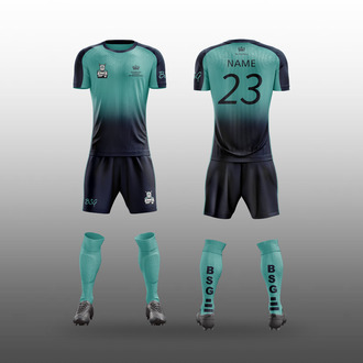 Boys Football /Multi-purpose Kit with personalized name 男装全套足球队服