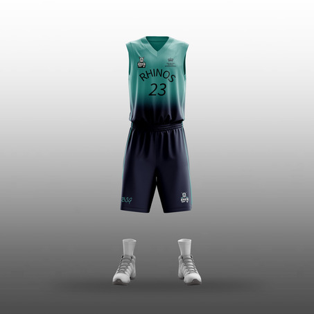 Boys Basketball Kit with personalized name 男装篮球队服-2
