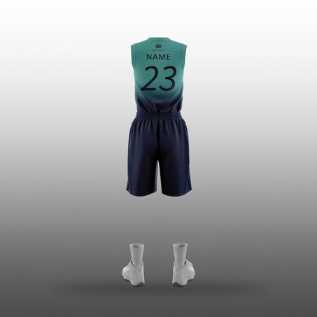 Girls Basketball Kit with personalized name 女装篮球队服-3