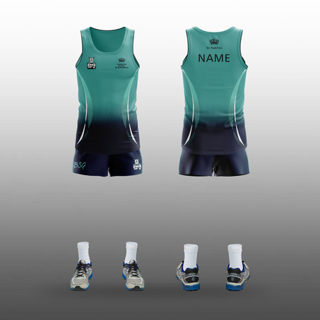 Girls Athletics Kit with personalized name 女装田径服