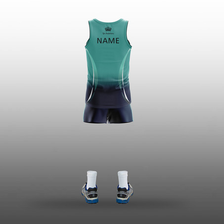 Girls Athletics Kit with personalized name 女装田径服-3