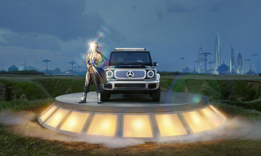 Mercedes-Benz 电动版 G-Class 概念车型 EQG 亮相