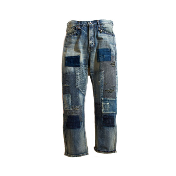 W32 L32 Fdmtl Jeans patchwork japonais Selvedge RRP £ 250 
