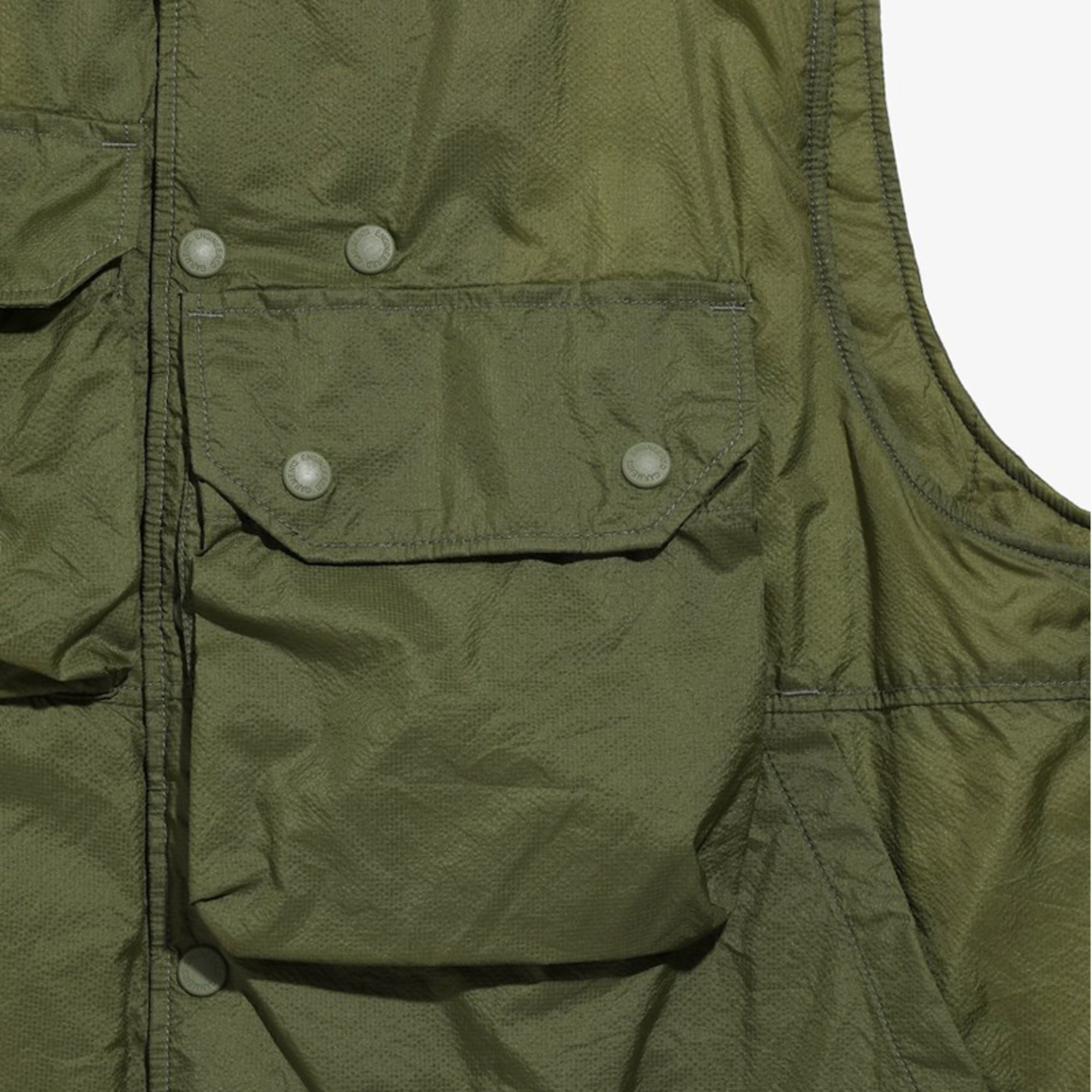 ENGINEERED GARMENTS 21AW COVER VEST - NYLON MICRO RIPSTOP
